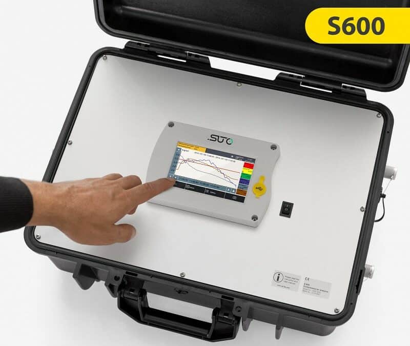S600 Analizador móvil de aire comprimido para medir la calidad y la pureza