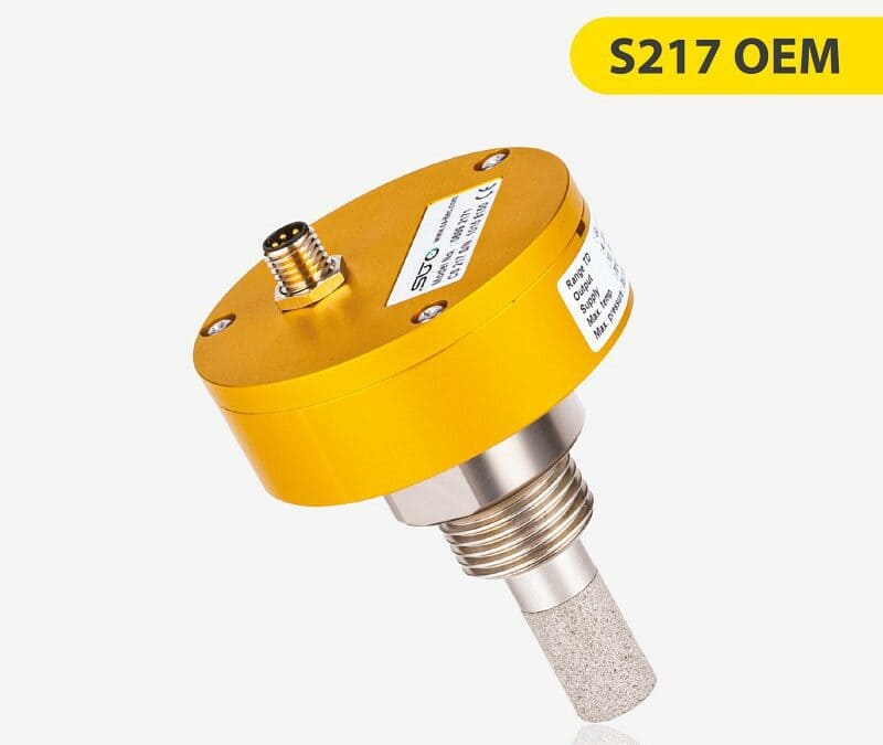 S217 OEM Sensor compacto de punto de rocío para aire comprimido