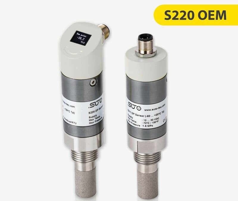 S220 Medidor de ponto de orvalho OEM para ar comprimido e gases