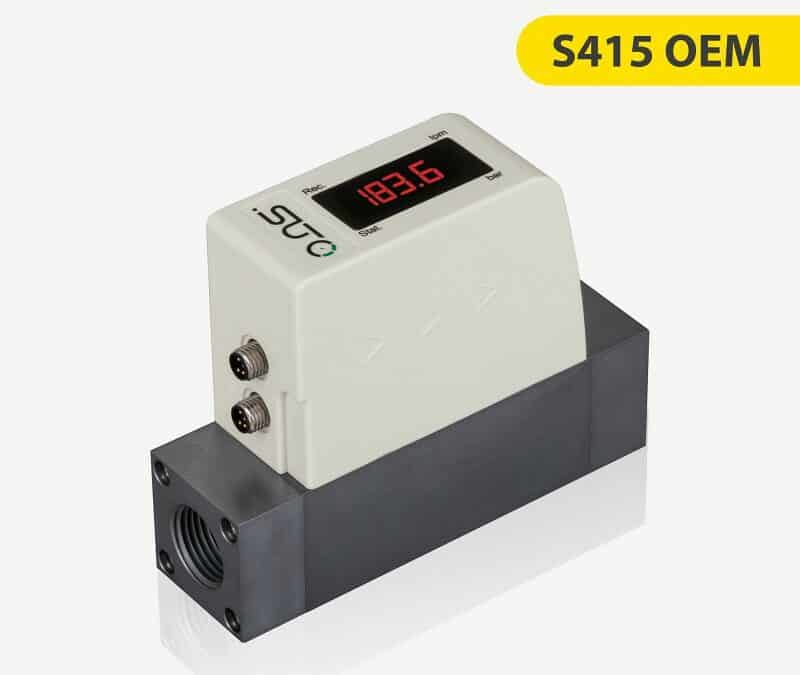 S415 OEM Kompaktní tepelný snímač průtoku stlačeného vzduchu a dusíku (inline)