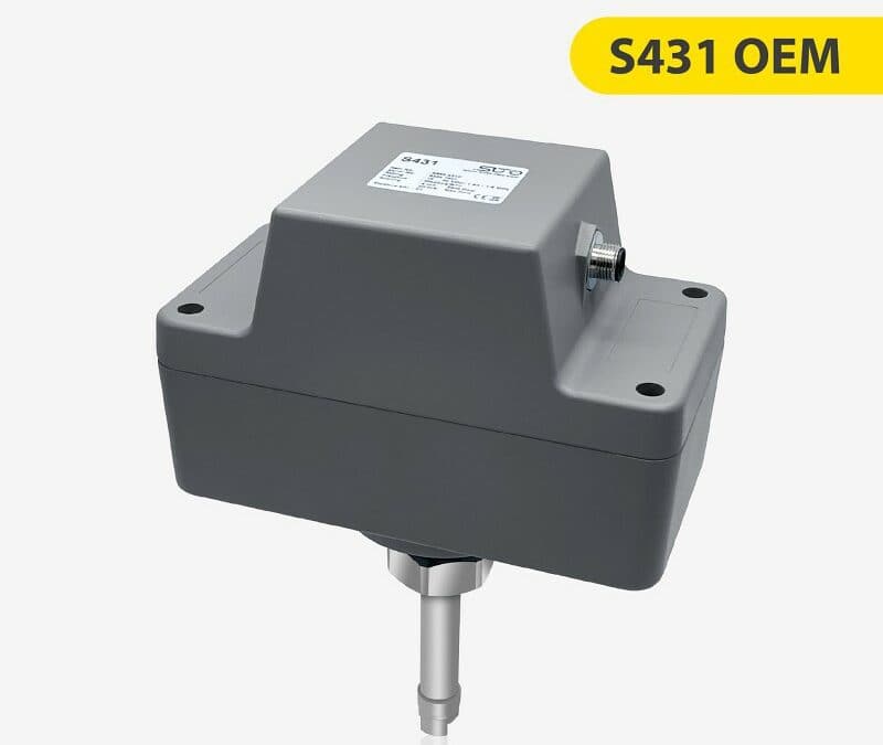 S431 Sensor de caudal OEM para compresores (aire comprimido húmedo)