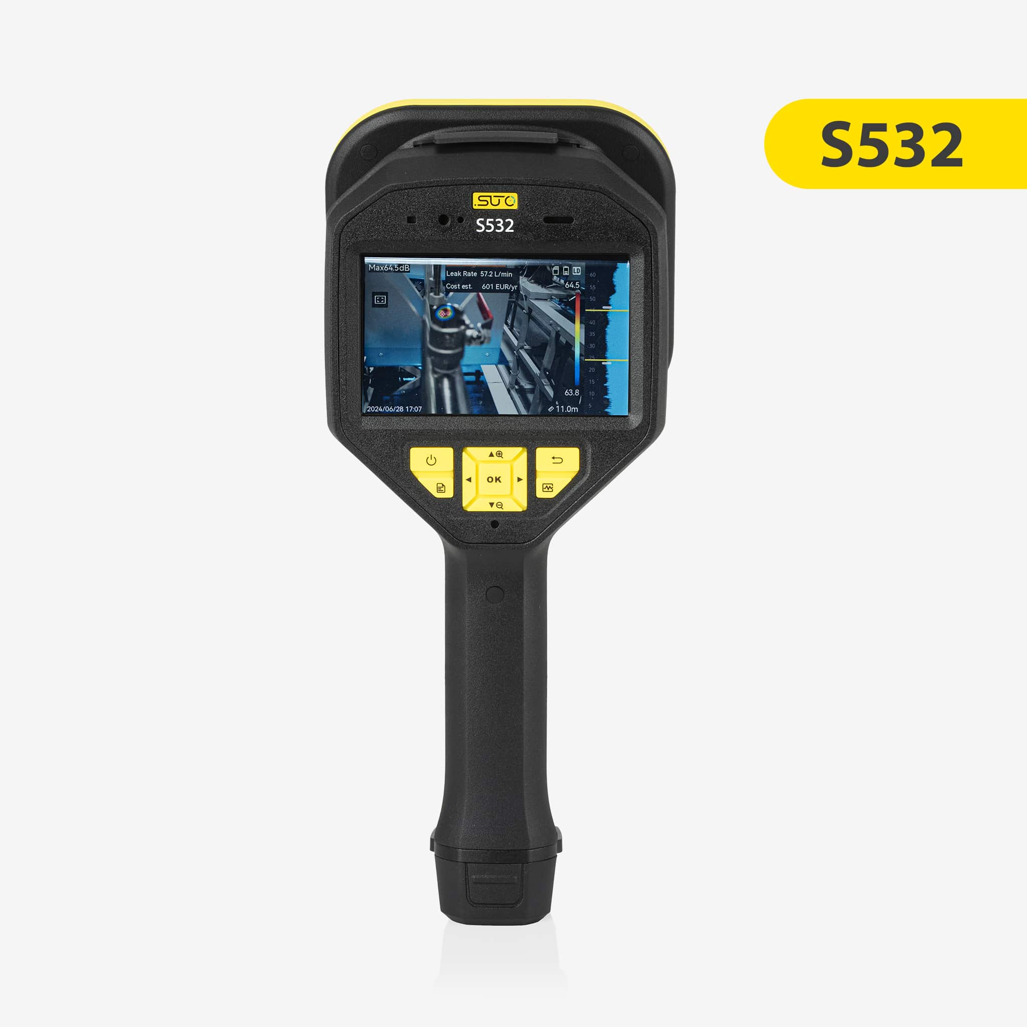 S532 Acoustic Imaging Leak Detector for Compressed Air and Partial Discharge Detection